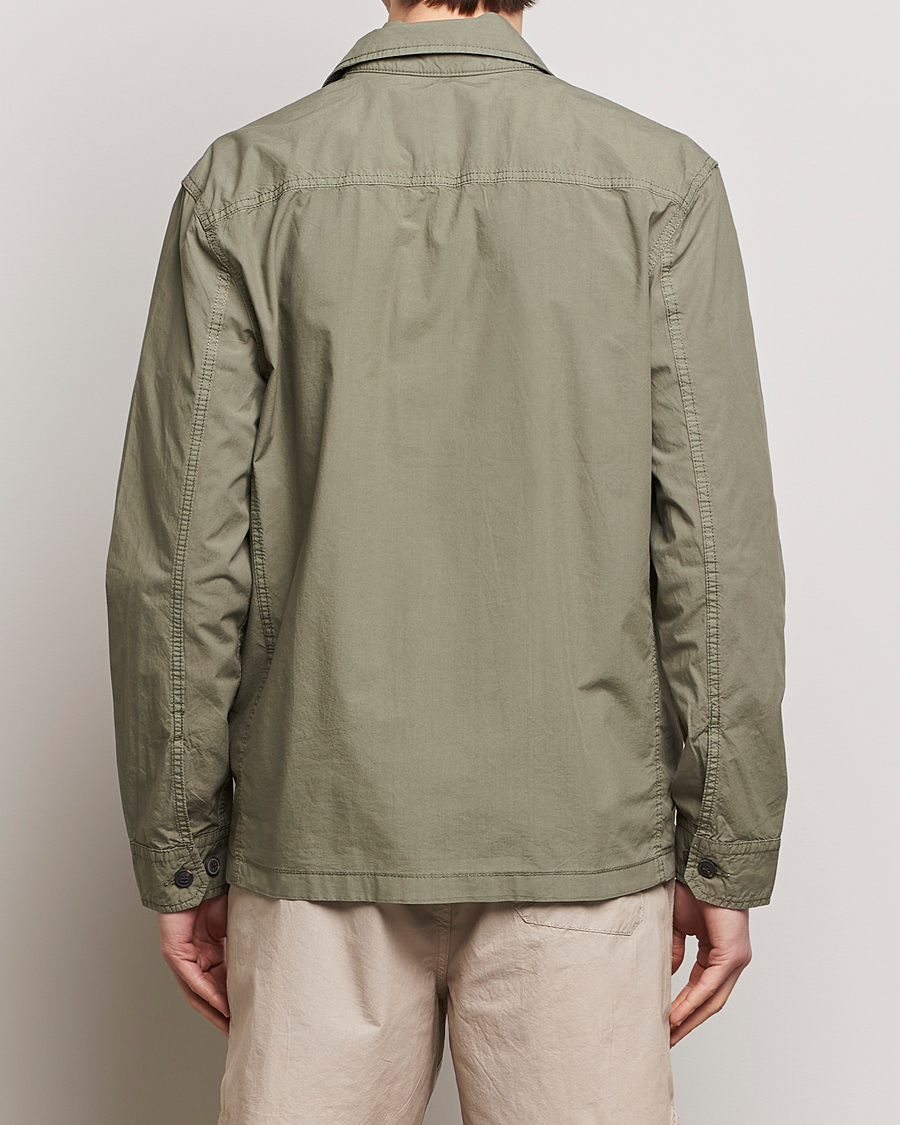 Herre | Jakker | Morris | Harrison Cotton Shirt Jacket Green
