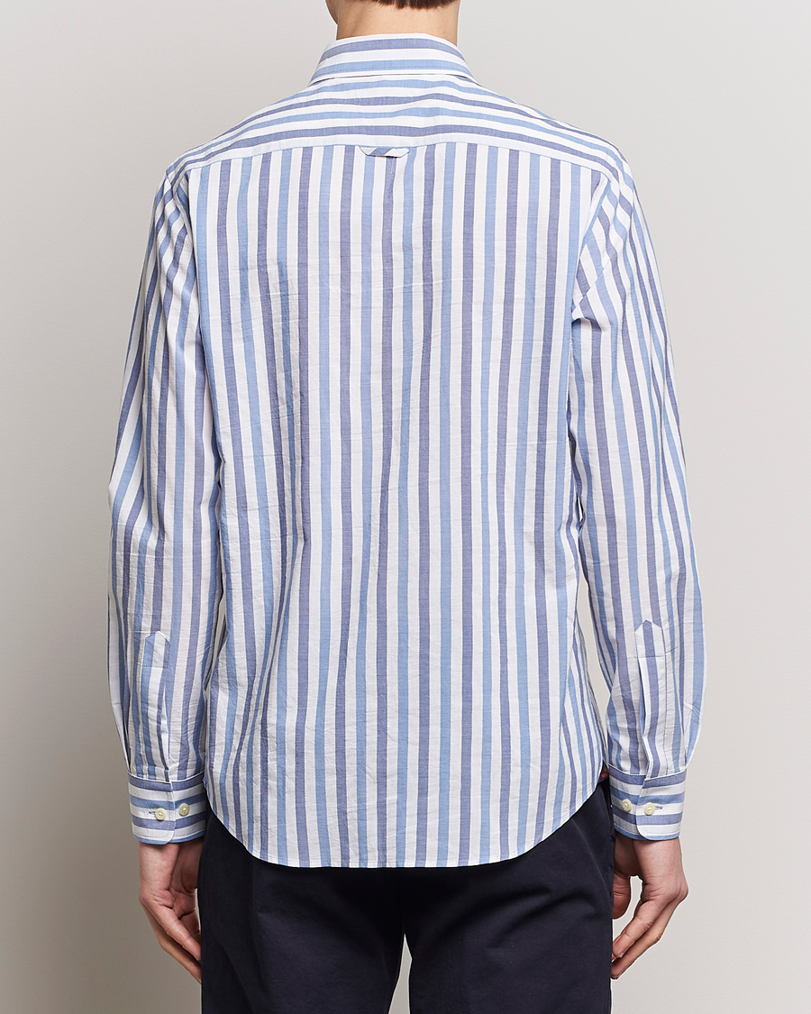 Herre | Skjorter | Morris | Summer Stripe Shirt Blue