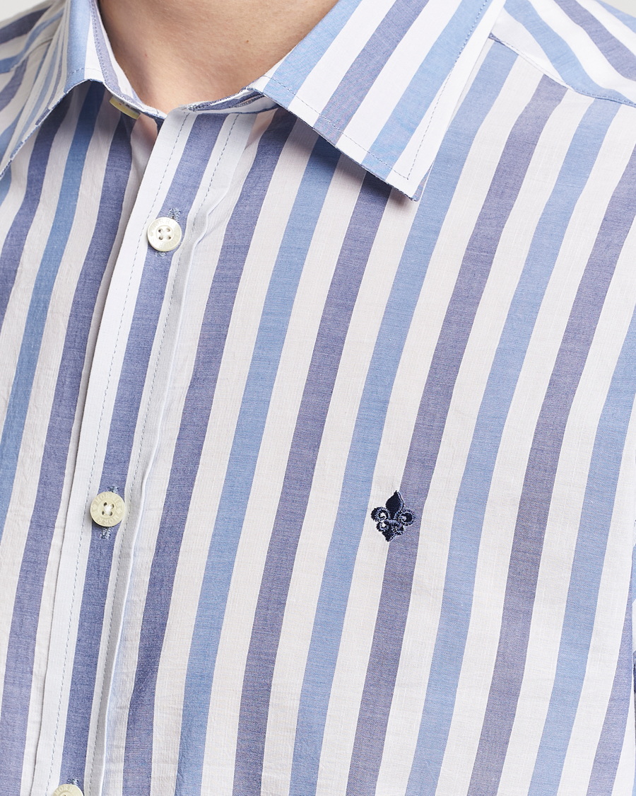 Herre | Skjorter | Morris | Summer Stripe Shirt Blue