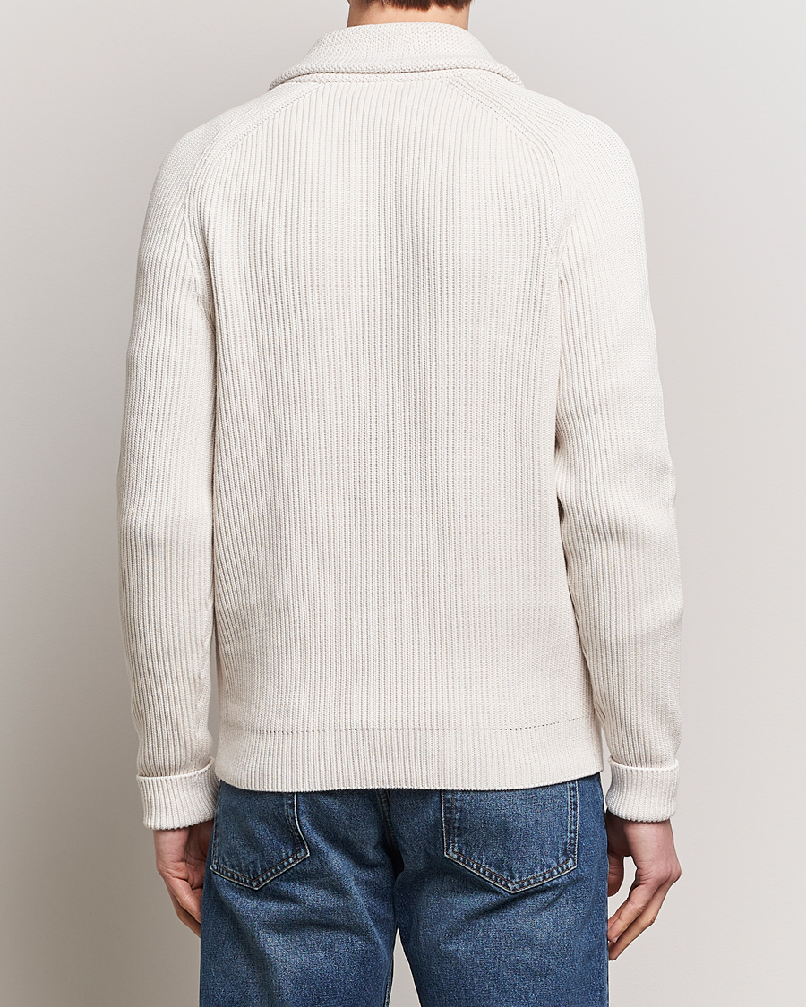 Herre | Trøjer | Morris | Brayden Shawl Cardigan White