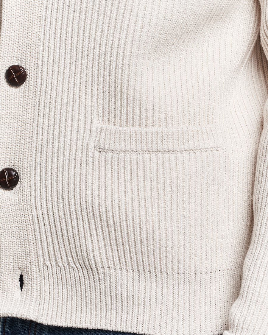 Herre | Trøjer | Morris | Brayden Shawl Cardigan White