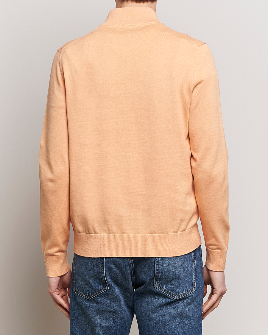 Herre | Trøjer | Morris | Riley Cotton Half Zip Orange