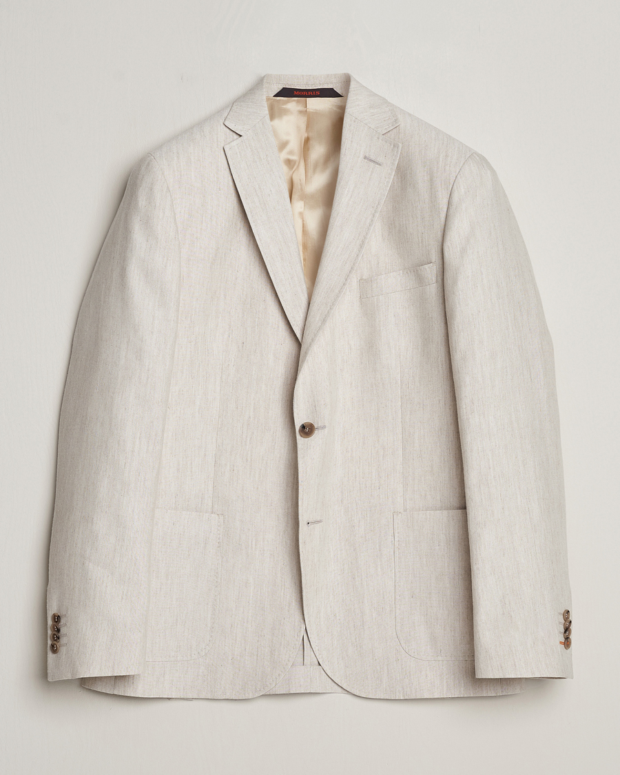 Herre | Blazere & jakker | Morris | Archie Linen Blazer Khaki