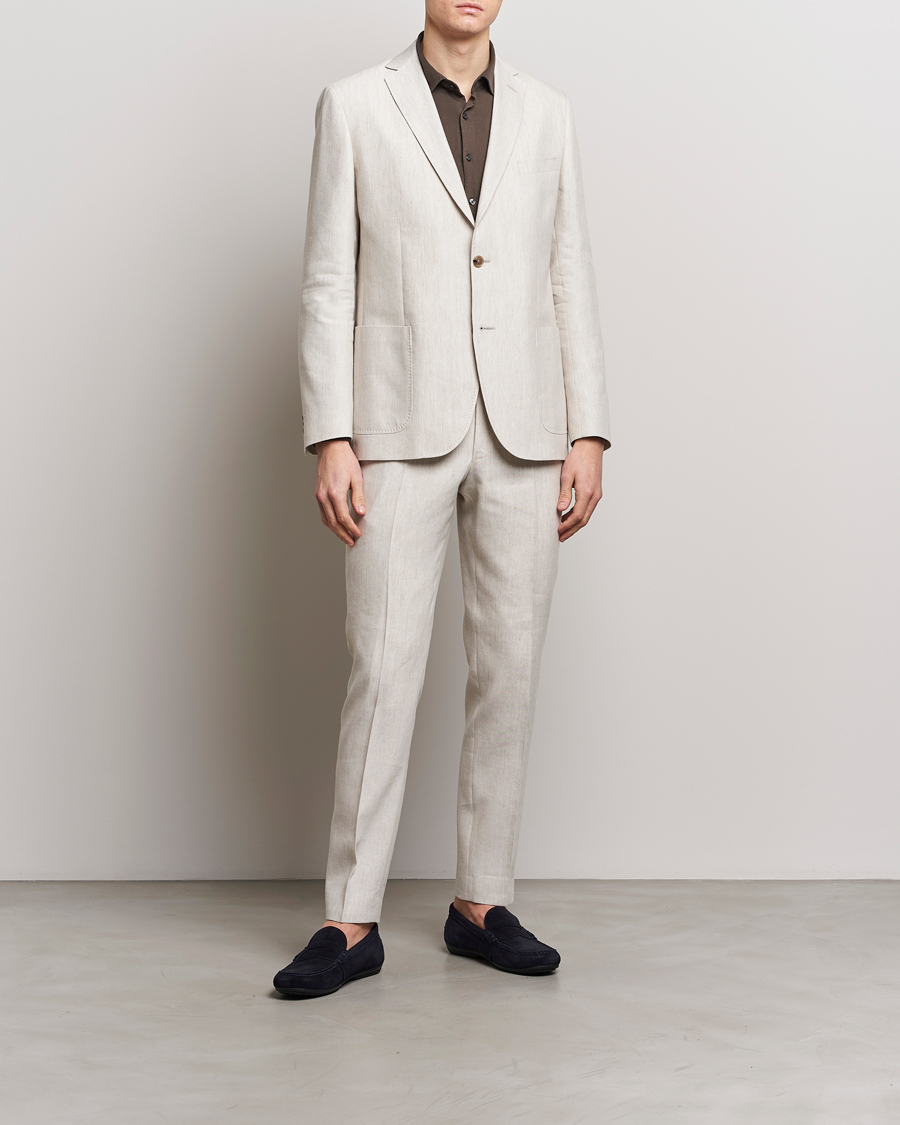 Herre | Blazere & jakker | Morris | Archie Linen Blazer Khaki