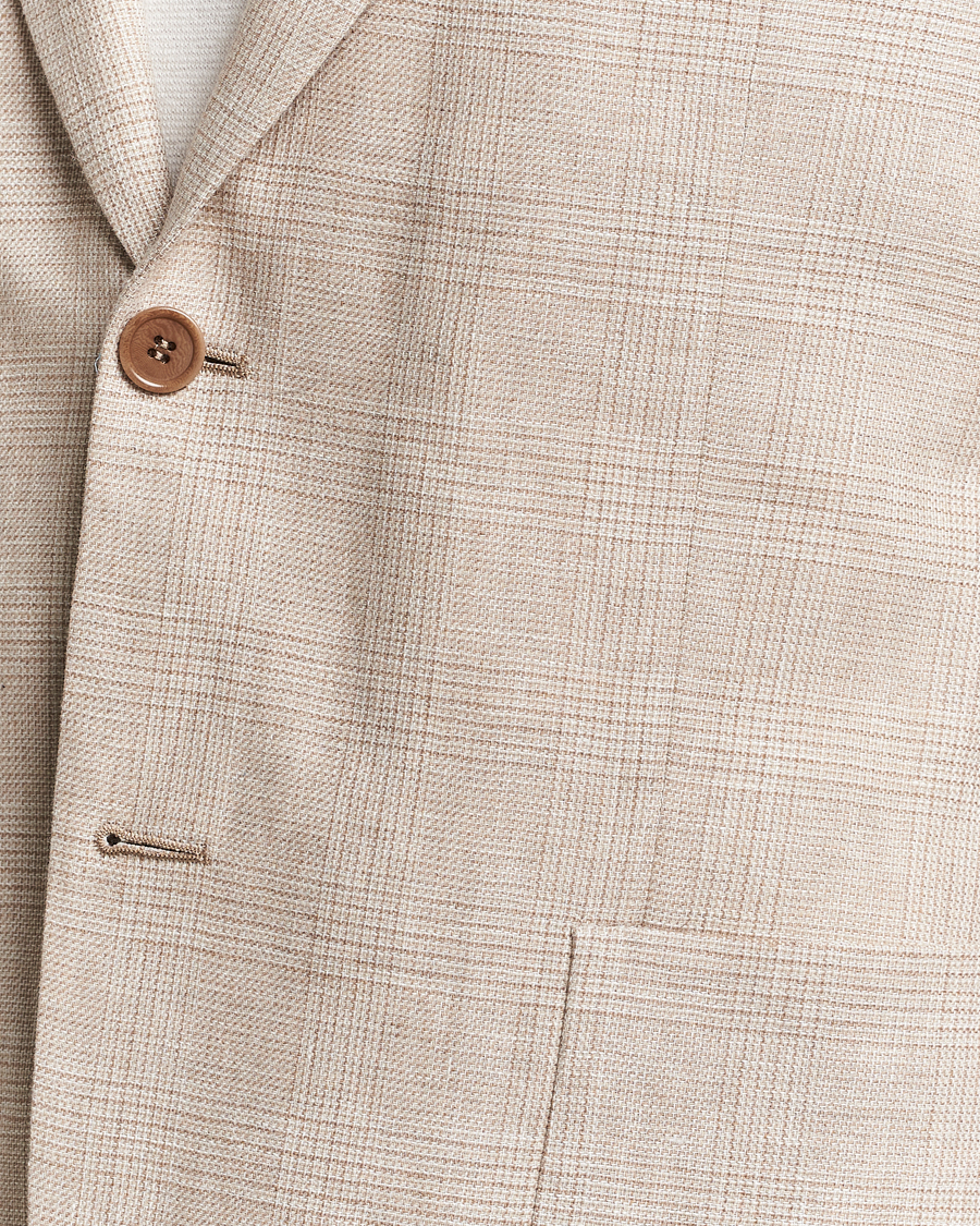 Herre | Blazere & jakker | Morris | Archie Cotton Glencheck Blazer Khaki