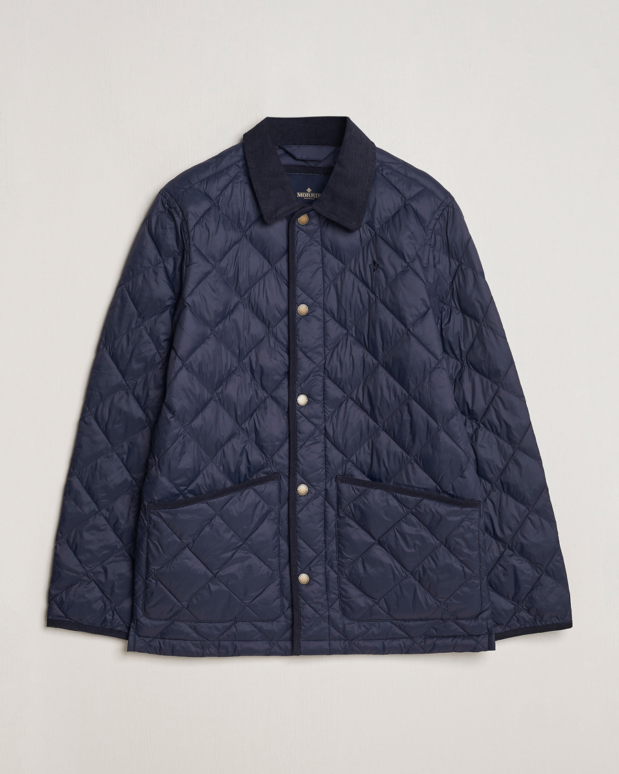 Herre | Jakker | Morris | Winston Quilted Jacket Old Blue