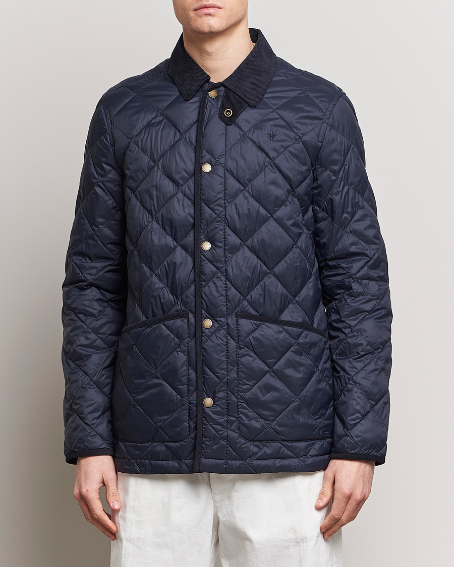 Herre | Jakker | Morris | Winston Quilted Jacket Old Blue