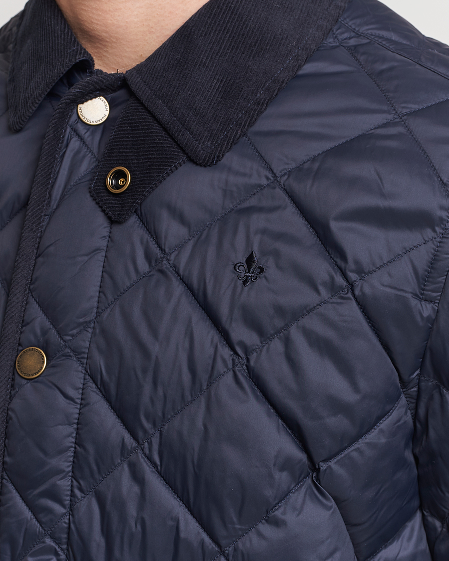 Herre | Jakker | Morris | Winston Quilted Jacket Old Blue