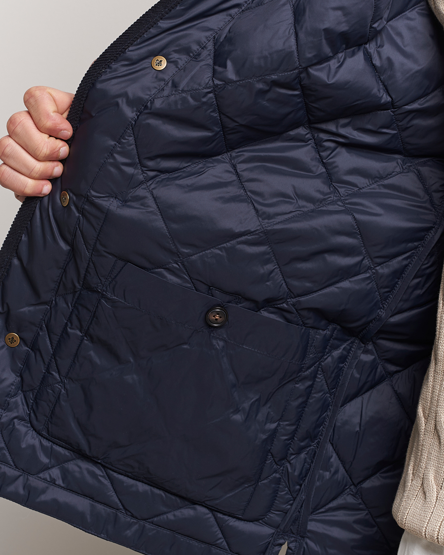 Herre | Jakker | Morris | Winston Quilted Jacket Old Blue