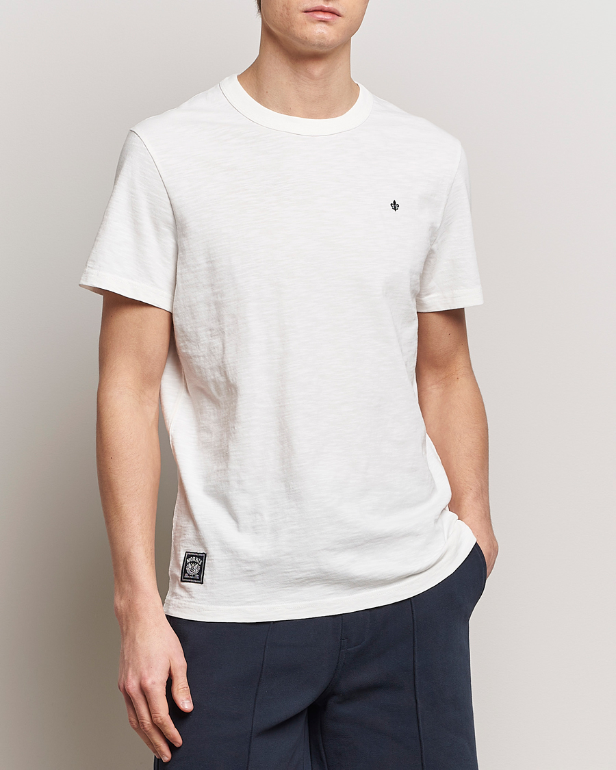 Herre | Kortærmede t-shirts | Morris | Watson Slub Crew Neck T-Shirt Off White