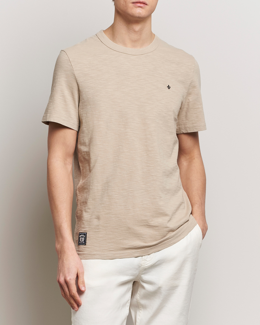 Herre | T-Shirts | Morris | Watson Slub Crew Neck T-Shirt Khaki