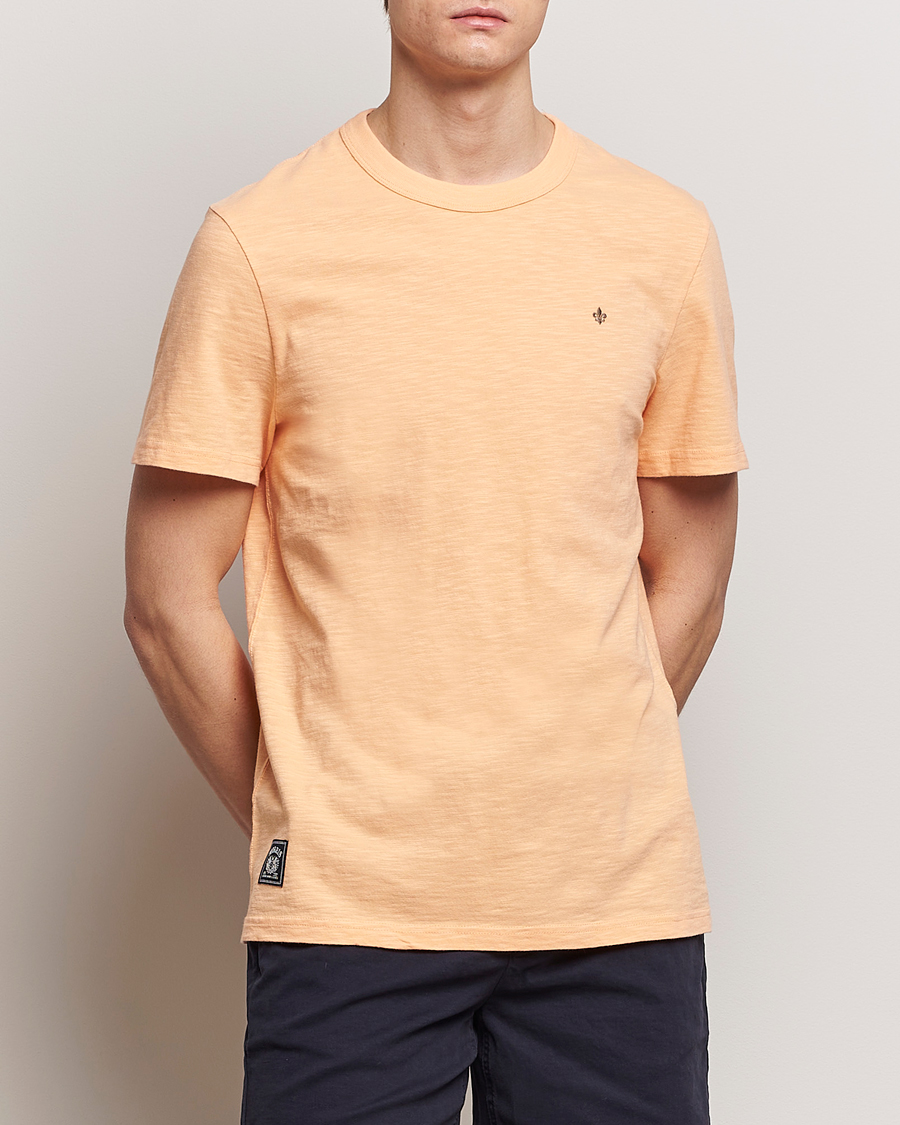 Herr |  | Morris | Watson Slub Crew Neck T-Shirt Orange
