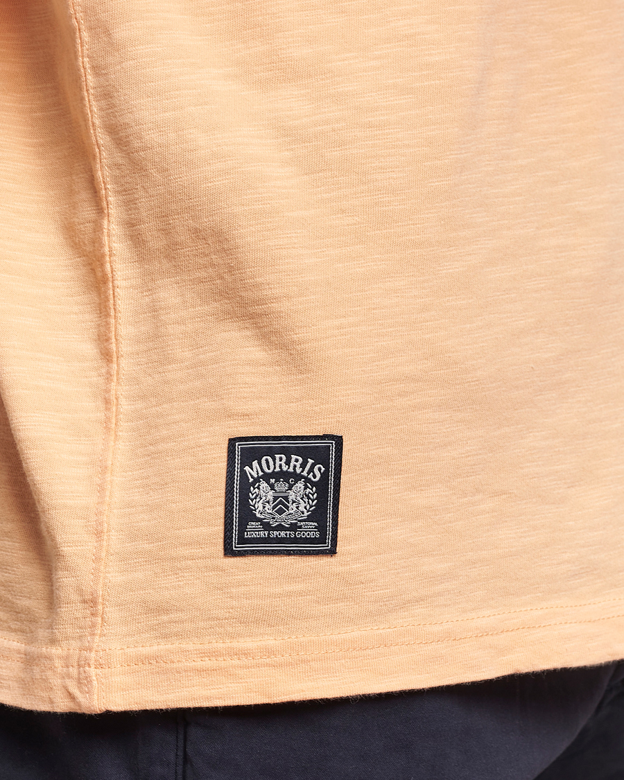 Herre | T-Shirts | Morris | Watson Slub Crew Neck T-Shirt Orange