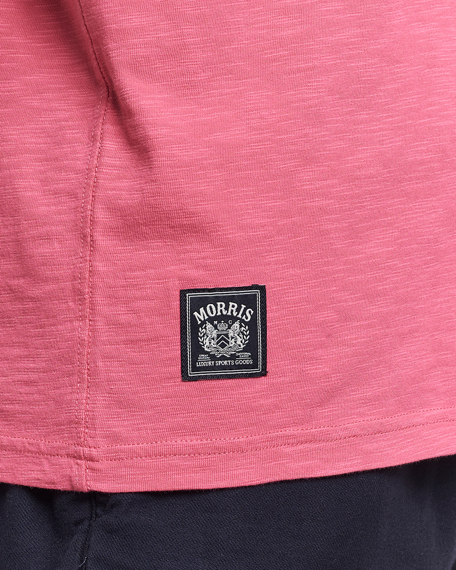 Herre | T-Shirts | Morris | Watson Slub Crew Neck T-Shirt Pink