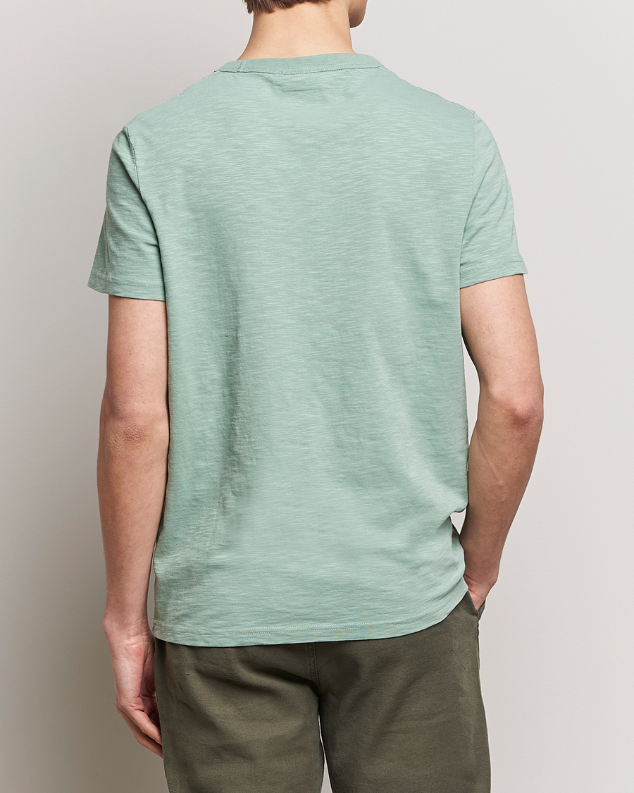 Herre | T-Shirts | Morris | Watson Slub Crew Neck T-Shirt Light Green