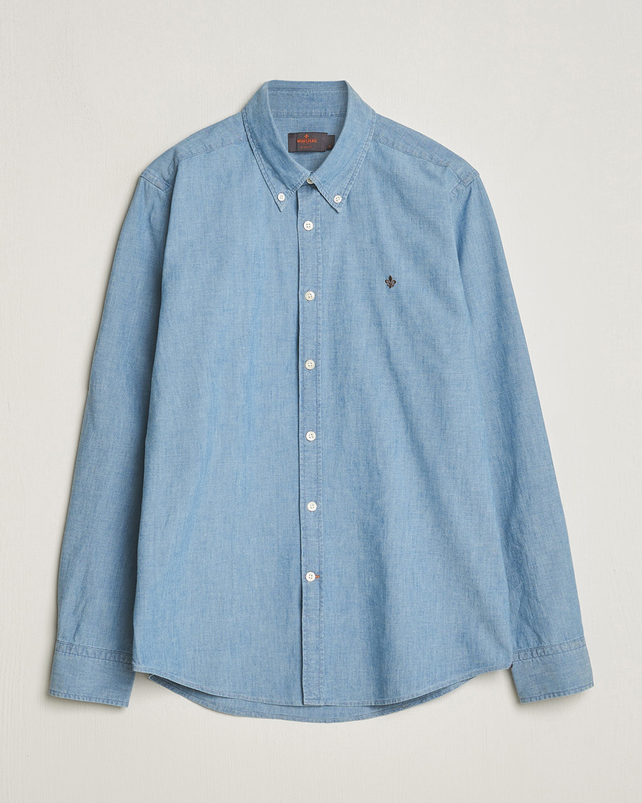 Herre | Skjorter | Morris | Chambray Shirt Blue
