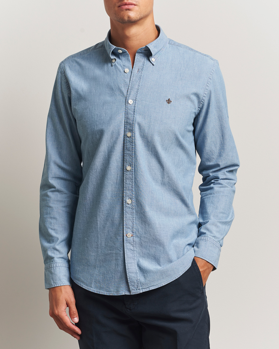 Herre | Skjorter | Morris | Chambray Shirt Blue