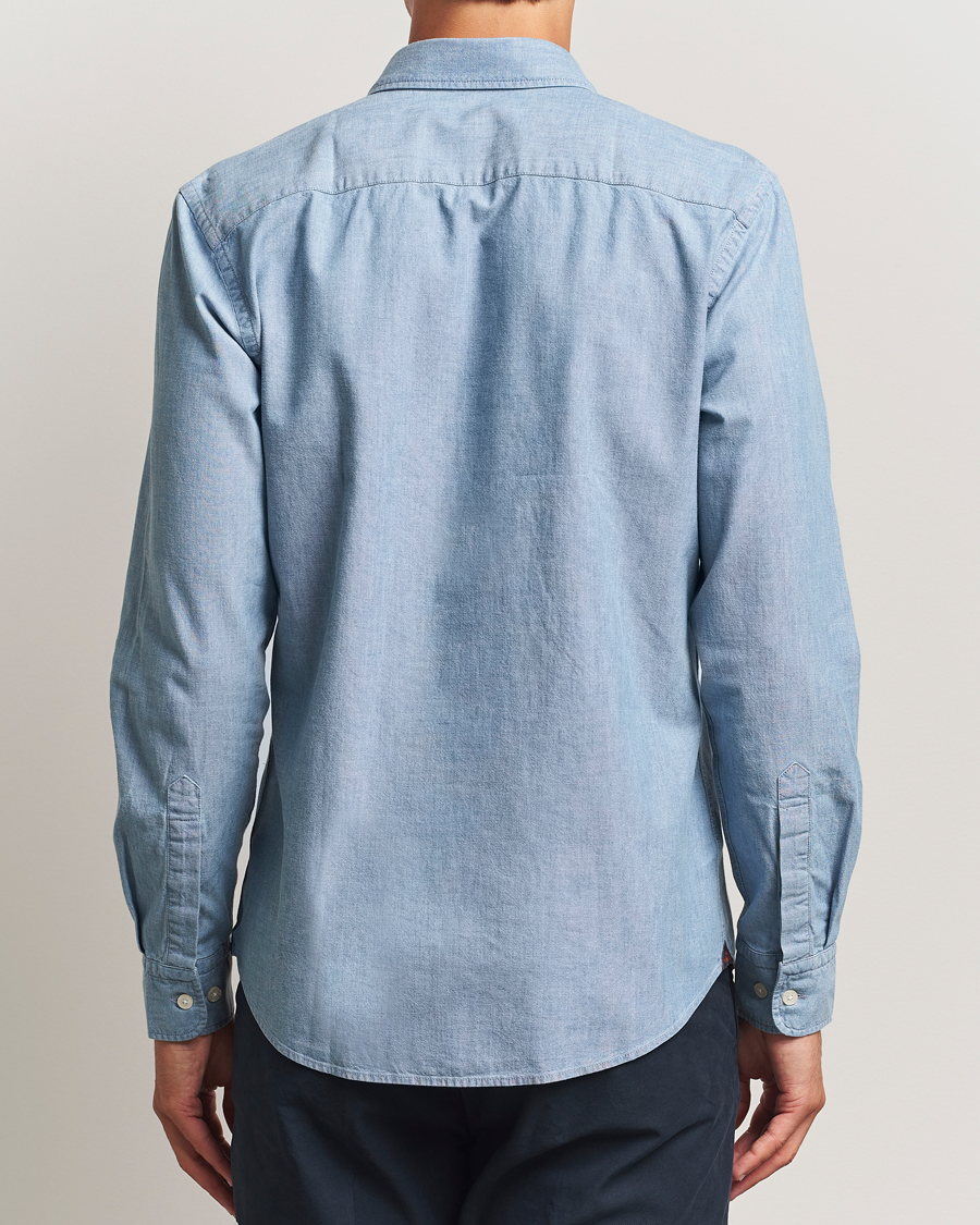 Herre | Skjorter | Morris | Chambray Shirt Blue