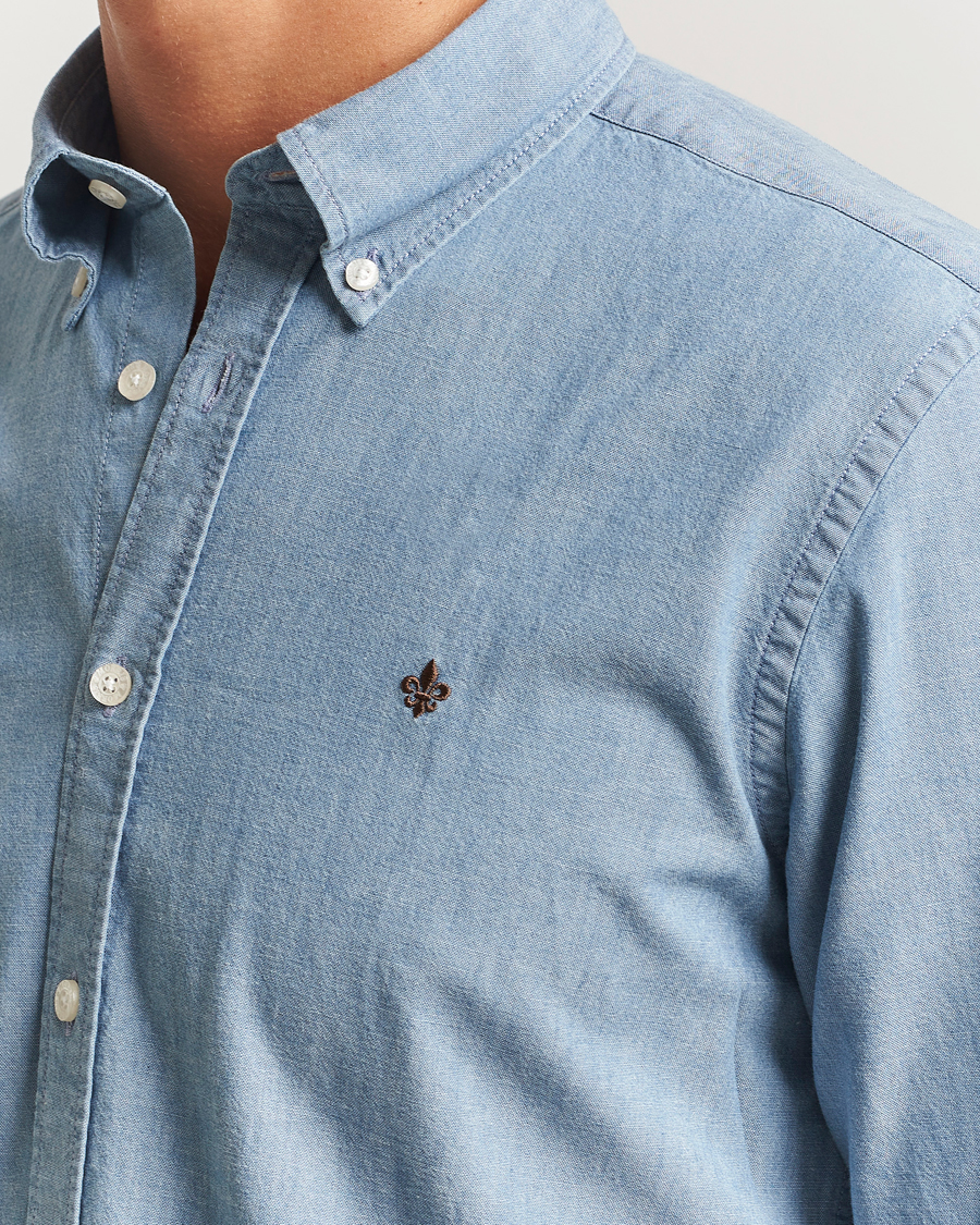 Herre | Skjorter | Morris | Chambray Shirt Blue