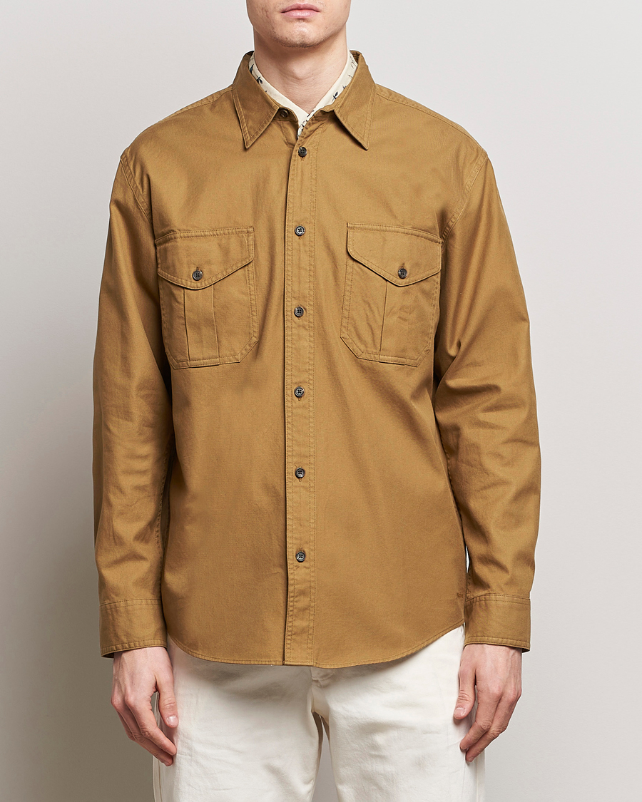 Herre | Casualskjorter | Filson | Lightweight Alaskan Guide Shirt Golden Tan