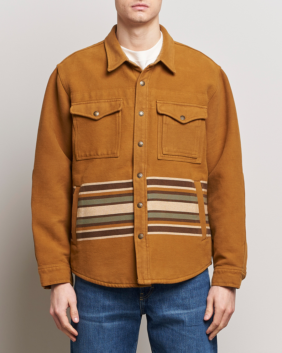 Herre | Forårsjakker | Filson | Beartooth Cotton Jac-Shirt Golden Tan