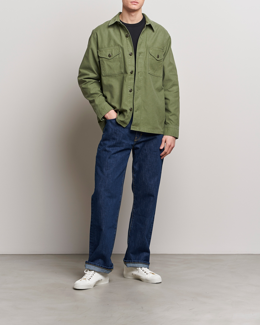 Herre | Jakker | Filson | Reverse Sateen Jac-Shirt Washed Green