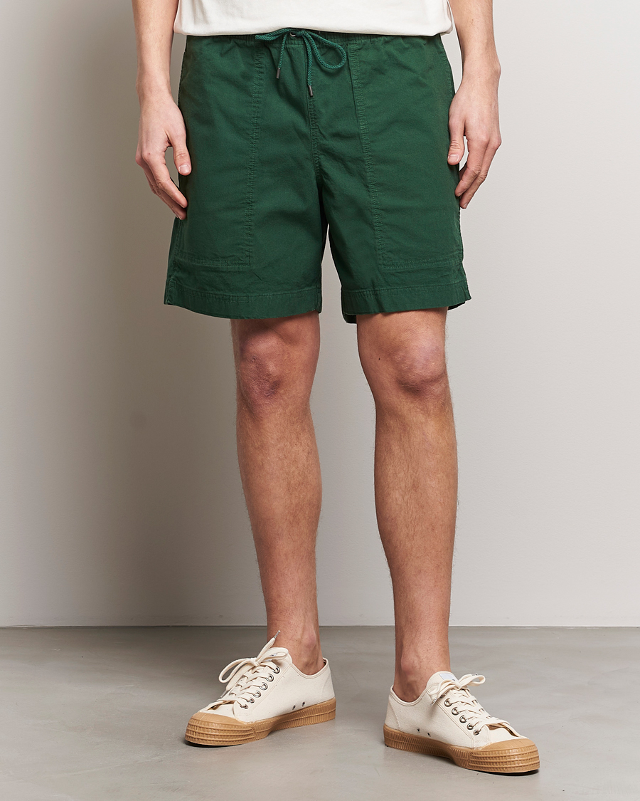 Men | Shorts | Filson | Granite Mountain Drawstring Shorts Pine Needle