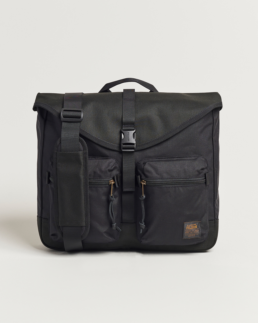 Herre | Filson Surveyor Messenger Bag Black | Filson | Surveyor Messenger Bag Black