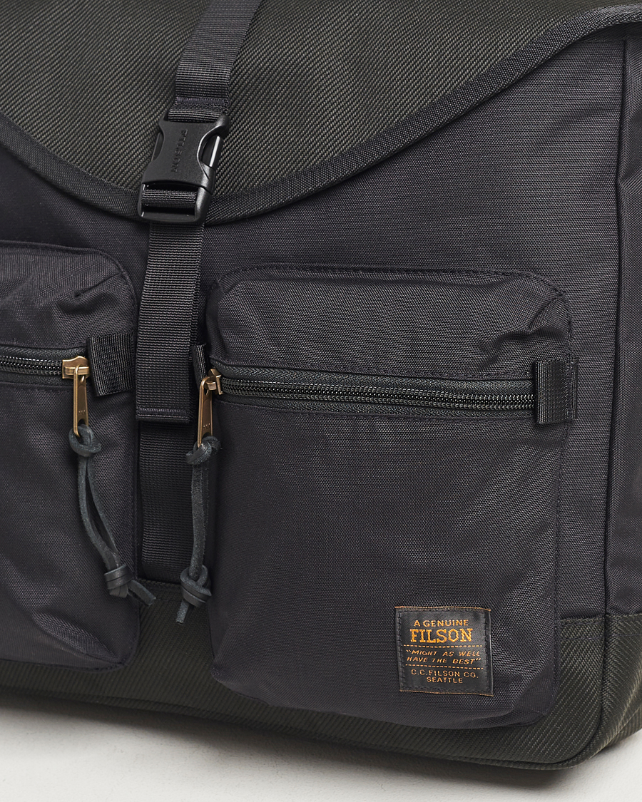Herre | Filson Surveyor Messenger Bag Black | Filson | Surveyor Messenger Bag Black
