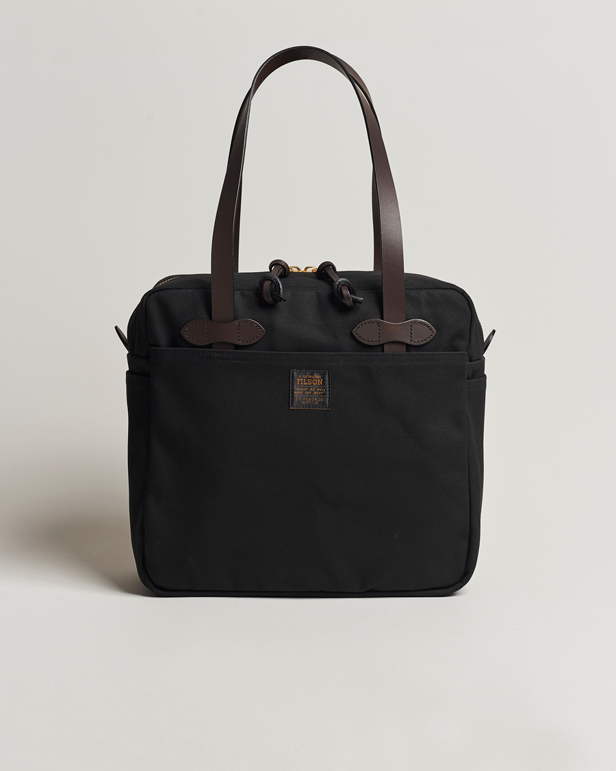 Herre | Tasker | Filson | Tote Bag With Zipper Black