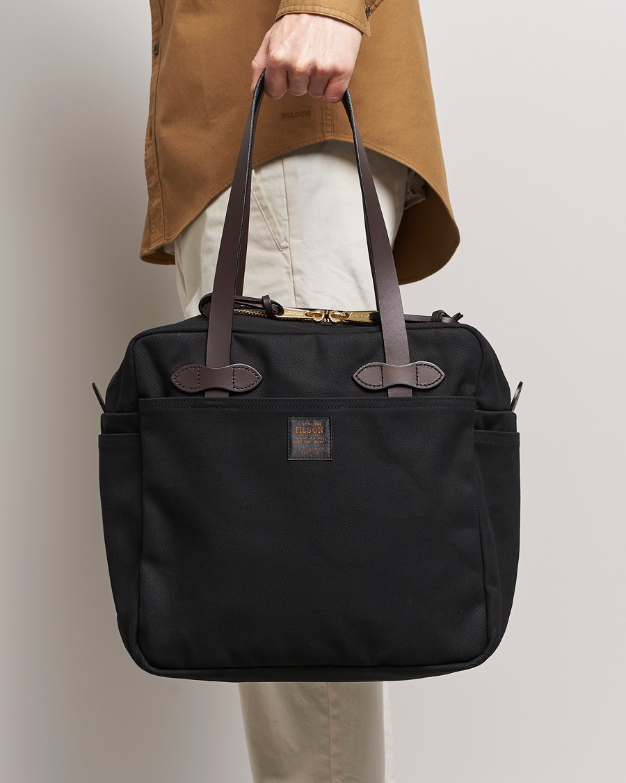 Herre | American Heritage | Filson | Tote Bag With Zipper Black