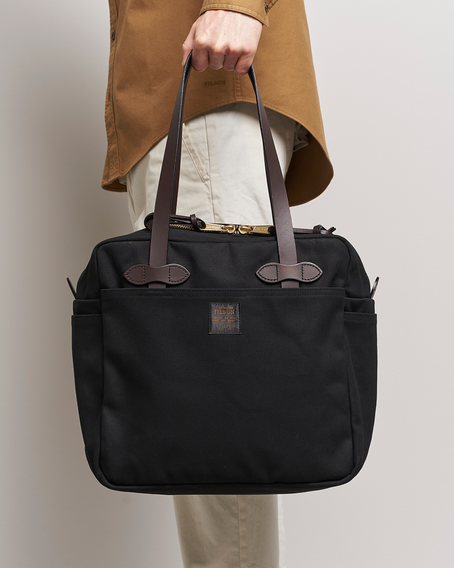 Herre | Tilbehør | Filson | Tote Bag With Zipper Black