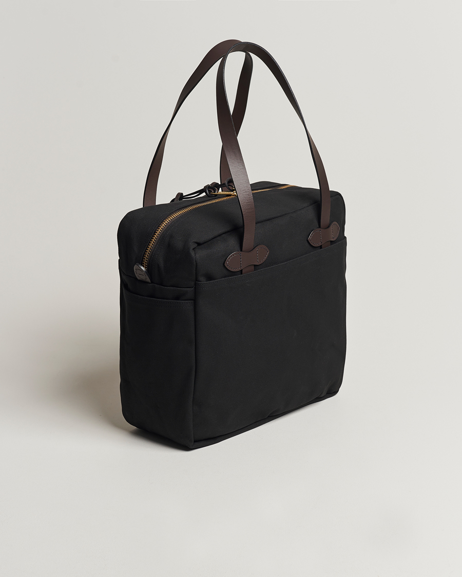 Herre | Tasker | Filson | Tote Bag With Zipper Black