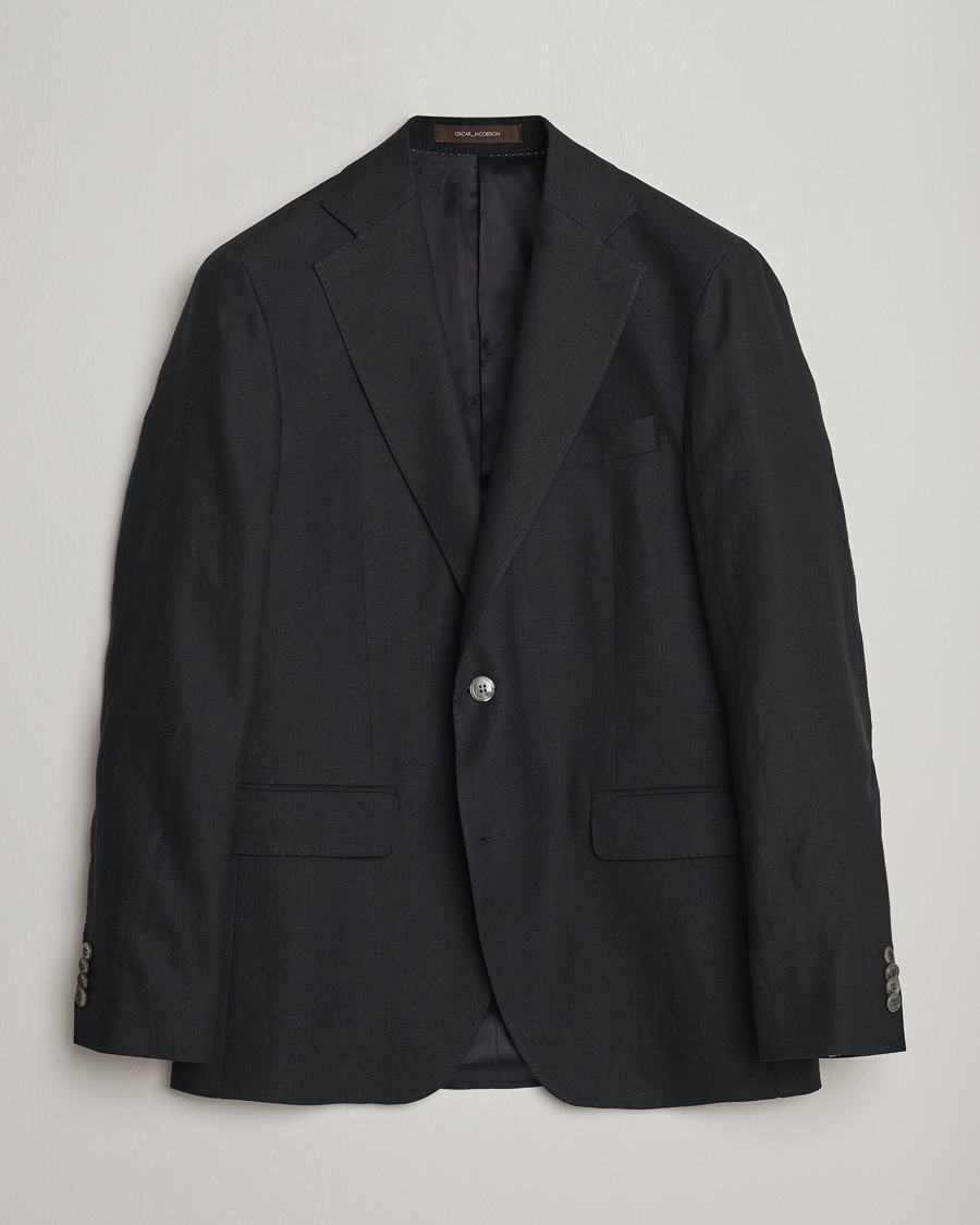 Herre | Blazere & jakker | Oscar Jacobson | Fogerty Linen Blazer Black