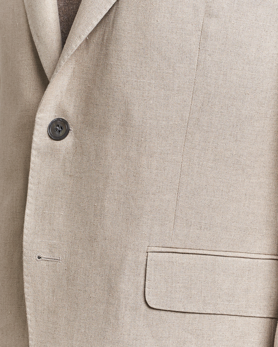 Herre | Blazere & jakker | Oscar Jacobson | Fogerty Linen Blazer Beige