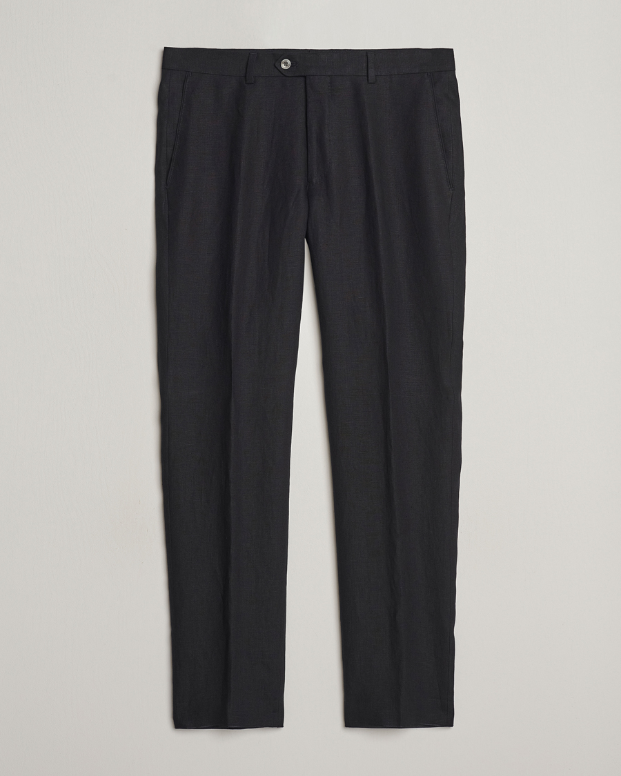 Herre |  | Oscar Jacobson | Denz Linen Trousers Black