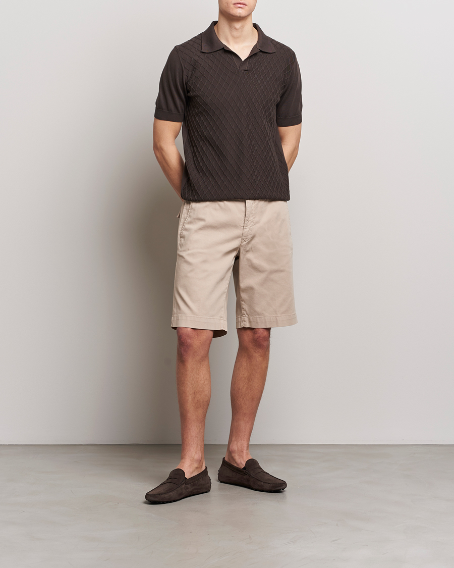 Herre | Shorts | Oscar Jacobson | Teodor Cotton Shorts Beige