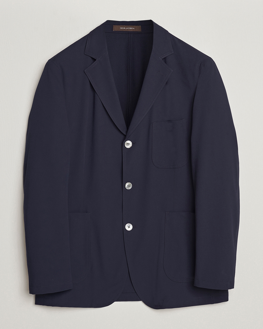 Herre | Blazere & jakker | Oscar Jacobson | Faber Stretch Blazer Navy