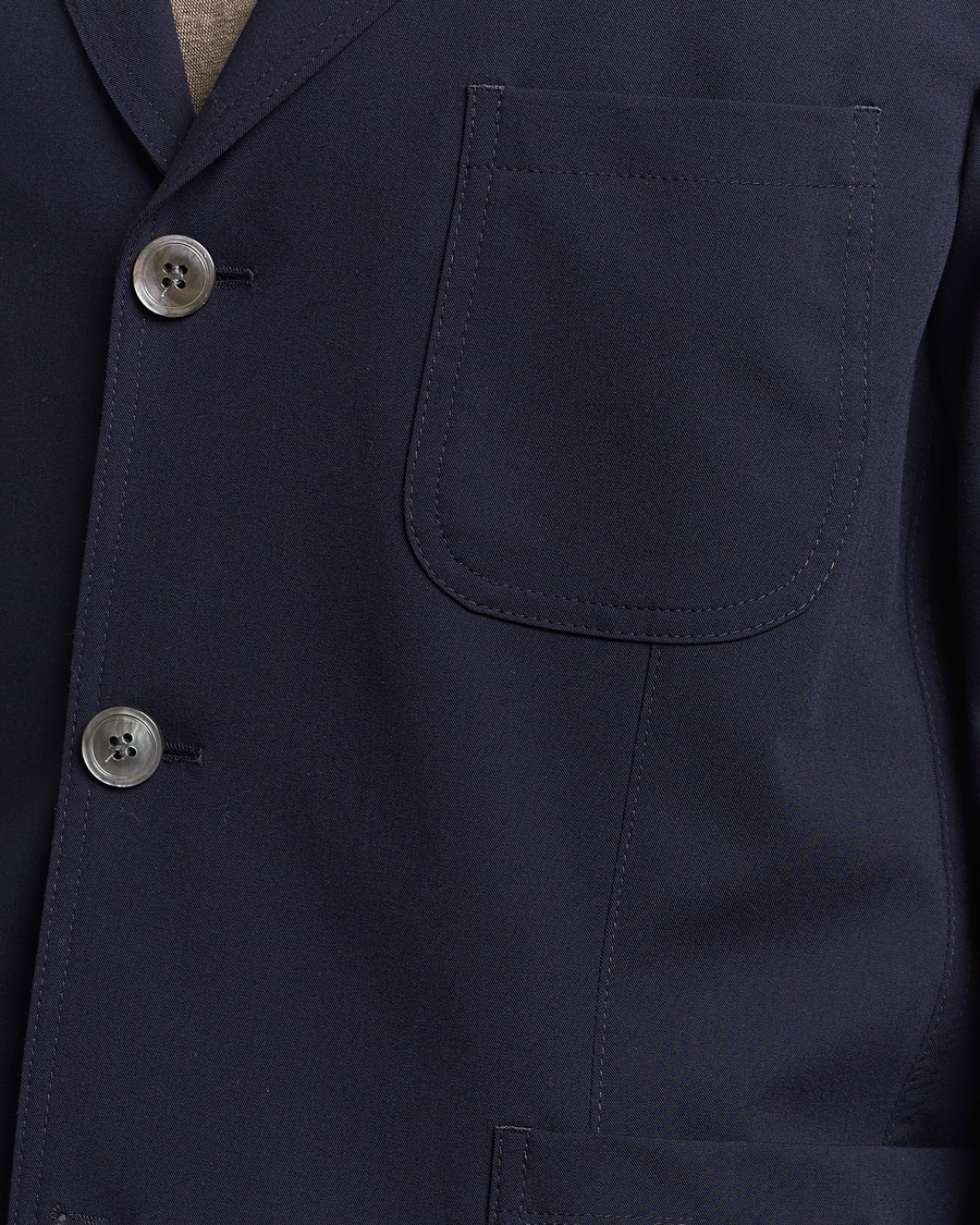 Herre | Blazere & jakker | Oscar Jacobson | Faber Stretch Blazer Navy