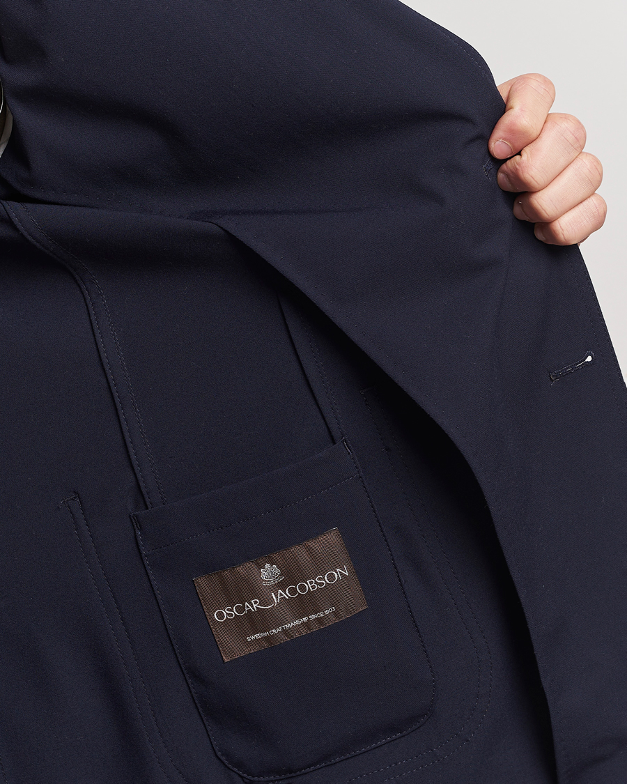 Herre | Blazere & jakker | Oscar Jacobson | Faber Stretch Blazer Navy