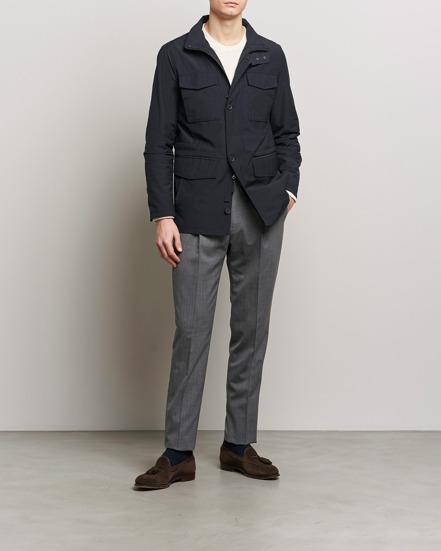 Herre | Jakker | Oscar Jacobson | Smyth Field Jacket Navy