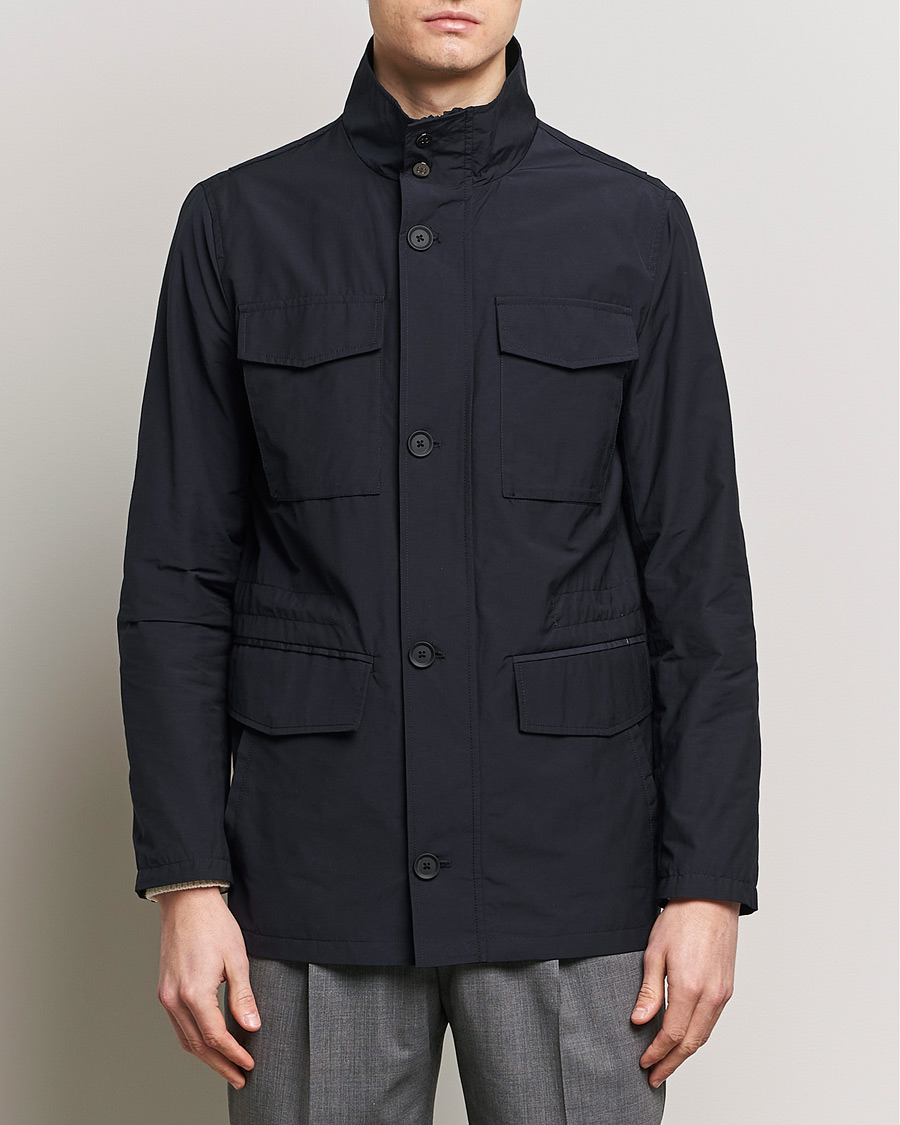 Herre | Formelle jakker | Oscar Jacobson | Smyth Field Jacket Navy