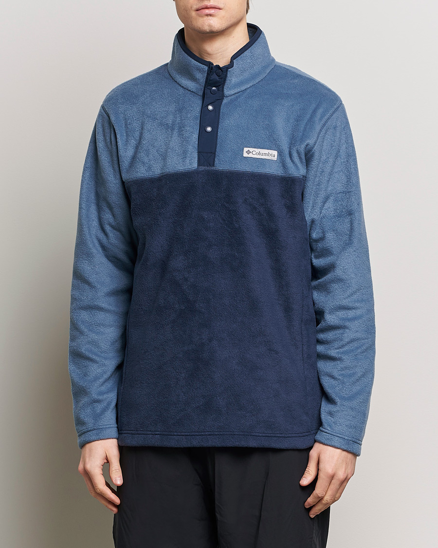 Herre | Tøj | Columbia | Steens Mountain Half Zip 2.0 Fleece Collegiate Navy