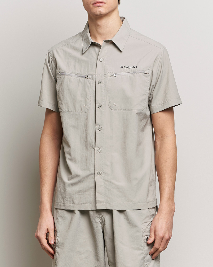 Herre | American Heritage | Columbia | Mountaindale Short Sleeve Outdoor Shirt Flint Grey