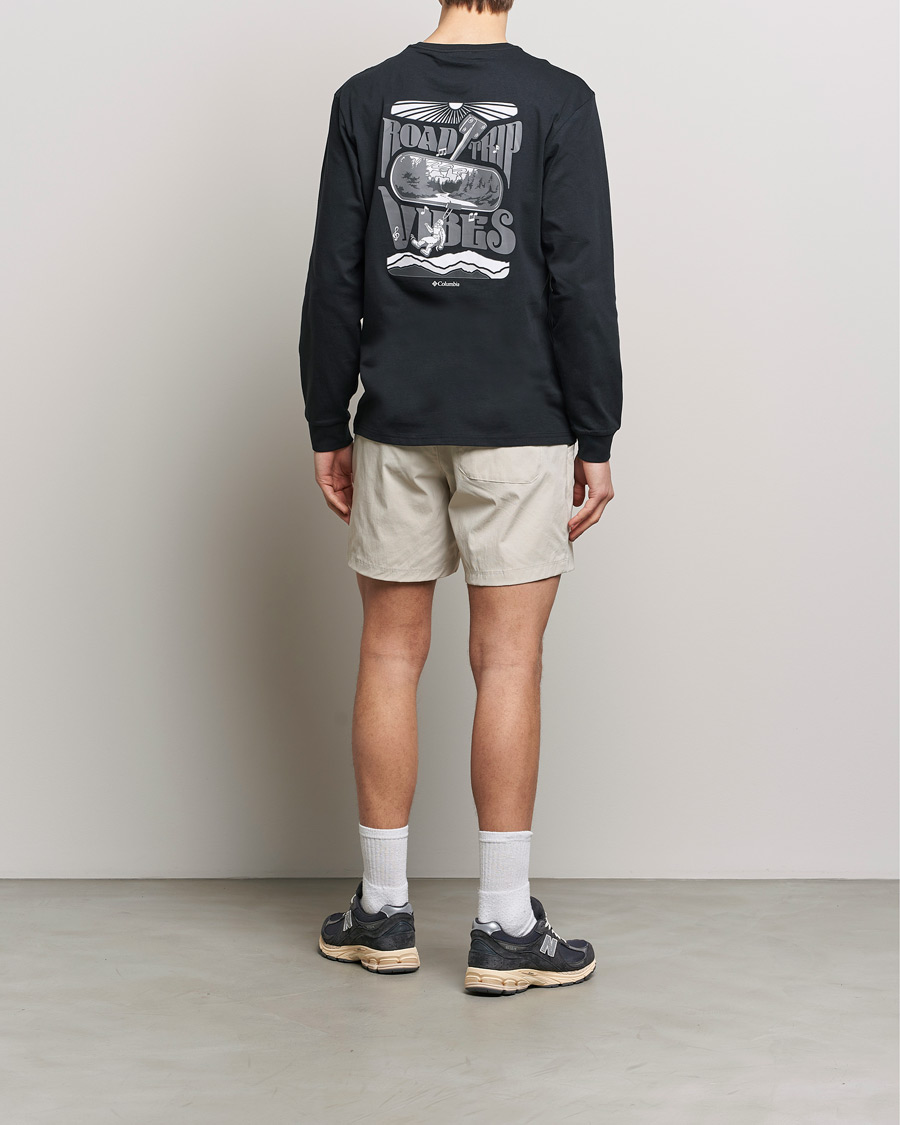 Herre | T-Shirts | Columbia | Explorers Canyon Long Sleeve T-Shirt Black