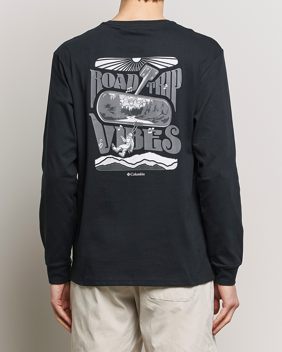 Herre | T-Shirts | Columbia | Explorers Canyon Long Sleeve T-Shirt Black