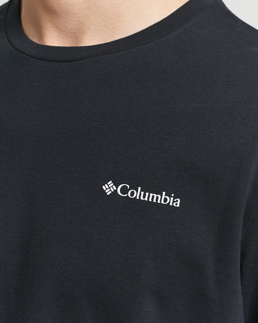 Herre | T-Shirts | Columbia | Explorers Canyon Long Sleeve T-Shirt Black