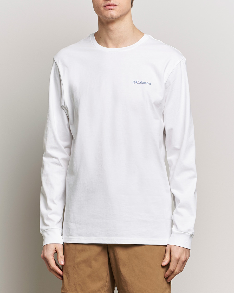 Herre | Afdelinger | Columbia | Explorers Canyon Long Sleeve T-Shirt White