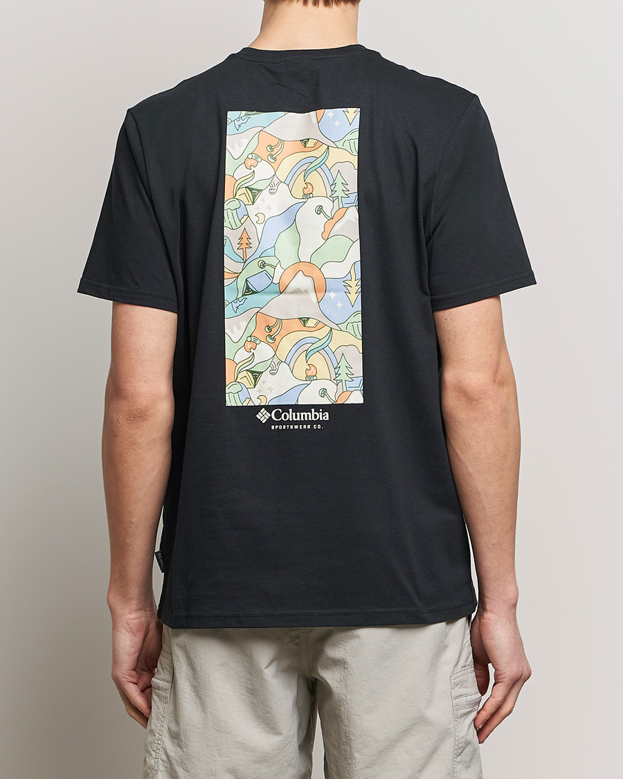 Herre | T-Shirts | Columbia | Explorers Canyon Back Print T-Shirt Black