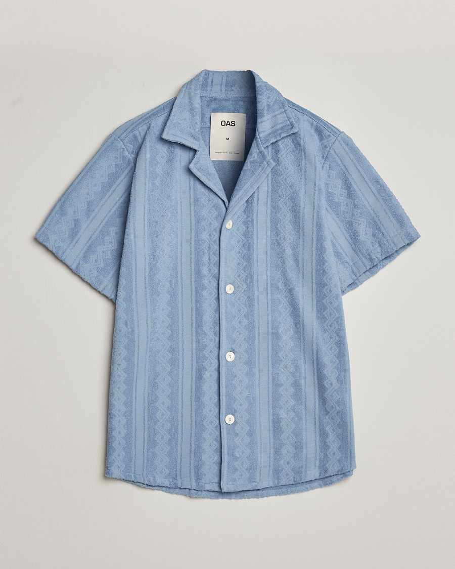 Herre | Skjorter | OAS | Terry Cuba Short Sleeve Shirt Ancora